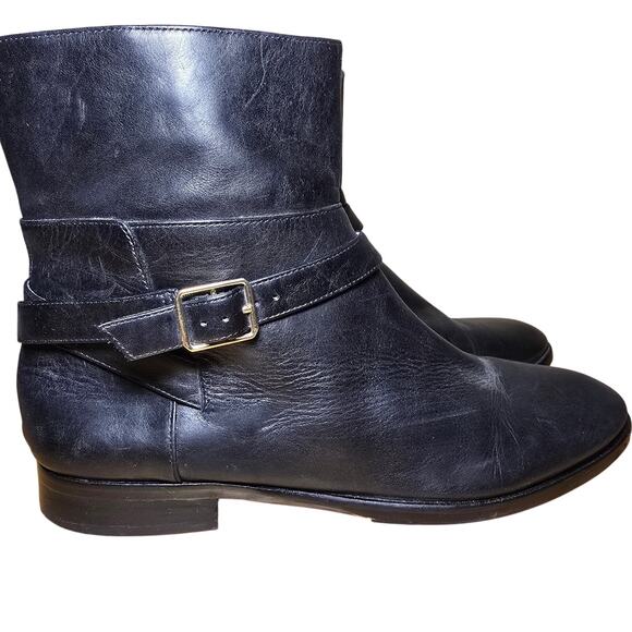 Ann Taylor - Woman's Size 11 Black Selene Leather Bootie Shoes Org. $198.00 - Picture 5 of 8
